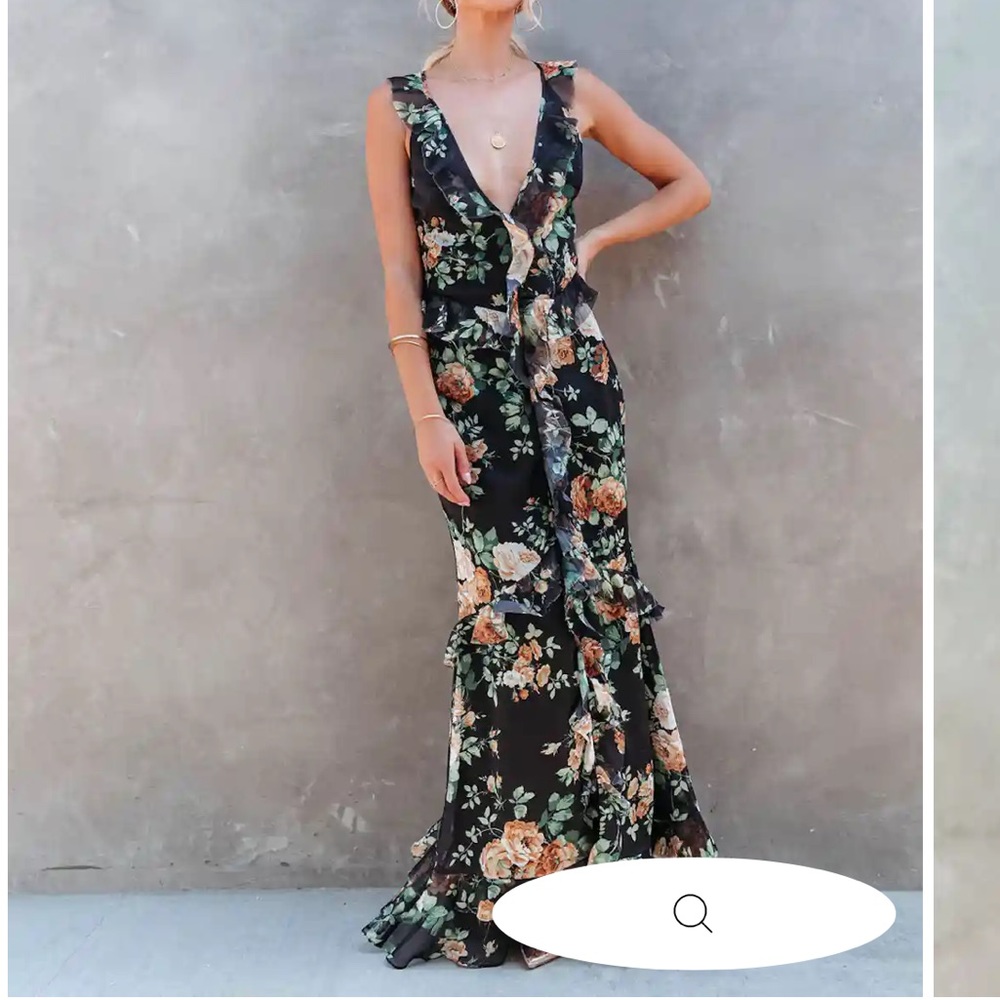 VICI Beautiful Mistake Floral Maxi Dress